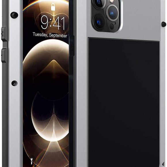 Shockproof Metal Case for iPhone 11 PRO MAX Gorilla Heavy Duty 360 Cover Silver - Picture 8 of 12